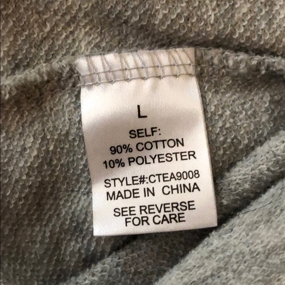 Eloidie brand grey cotton off shoulder top - Picture 6 of 6